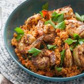 North African Spiced Shrimpwith Couscous