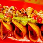 Crispy Potato Rajas Tacos