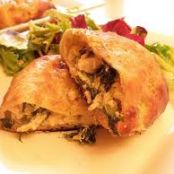 Chicken-Artichoke Calzones