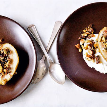 Roasted Pear Crumble