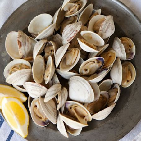 Grilled Clams with Herb Butter