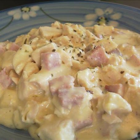 Cheesy Chicken & Ham (So Good!!!)