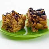 No-Bake Chex PB & Choc Bars