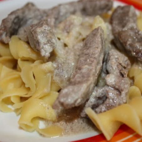 Beef Stroganoff without Mushrooms