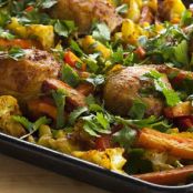 One-Pan Curried Chicken Dinner