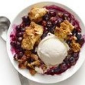 Double Berry-Hazelnut Crumble