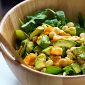 Arugula Salad: Mango, Macadamia, Avocado