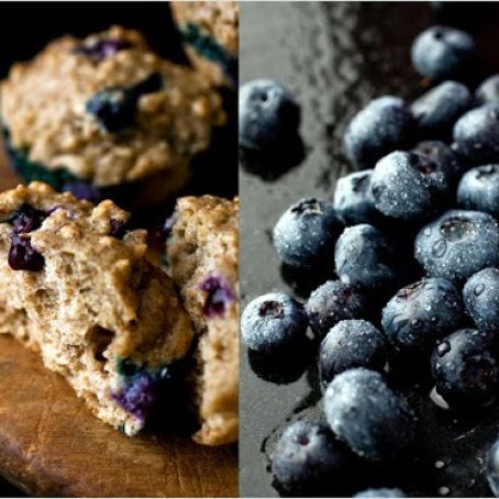 STEEL CUT OATMEAL & BLUEBERRY MUFFINS