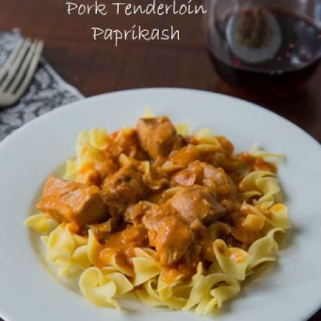PORK TENDERLOIN PAPRIKASH