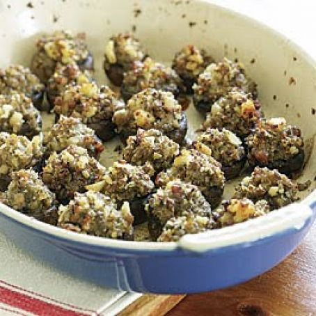 Stuffed Mushrooms with Pancetta, Shallots & Sage