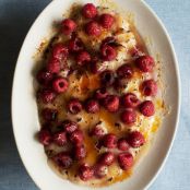Raspberry Brulee Rice Pudding