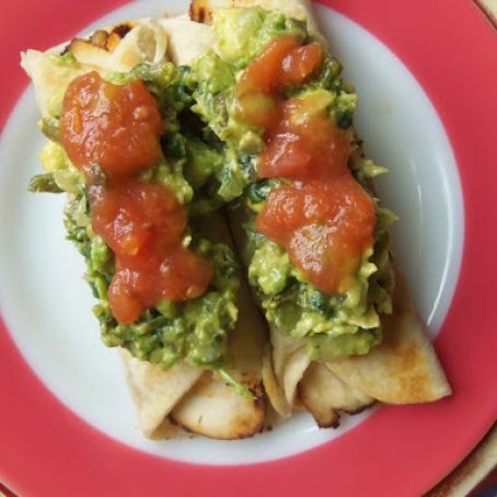 Crunchy Chile Limon Chicken Flautas