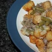 Hamburger Casserole with Tater Tots