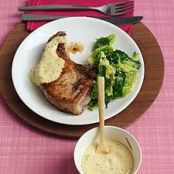 Apricot-Mustard Sauce with Pork Chops