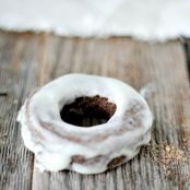 Baked Chocolate Old Fashioned Doughnuts