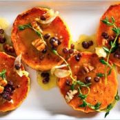 BUTTERNUT SQUASH w/PECANS & CURRANTS