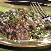 Red Wine Risotto with Parmesan