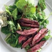 GRILLED SKIRT STEAK w/ARUGULA SALAD