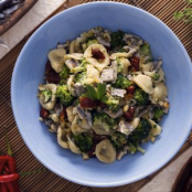 Orecchiette with Anchovies, Broccoli & Sundried Tomatoes