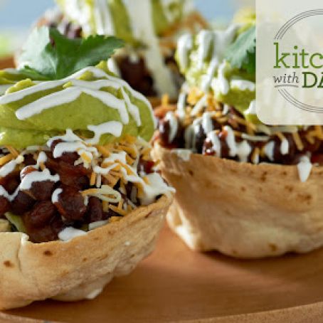 Vegetarian Taco Cups