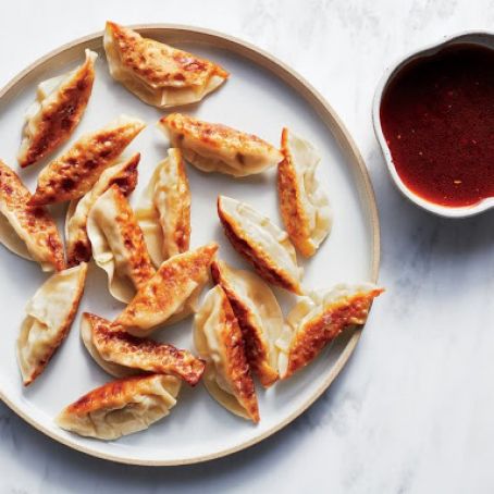 GINGERY CHICKEN POT STICKERS