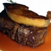 FILETE DE TERNERA CON FOIE GRASS Y SALSA DE OPORTO