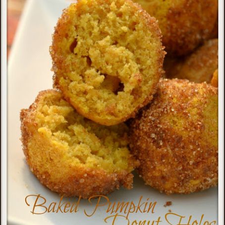 Baked Pumpkin Donut Holes