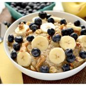 Blueberry Banana Nut Oatmeal
