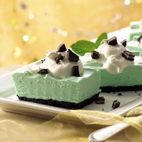 Grasshopper Dessert Squares