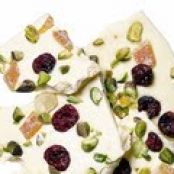 White Chocolate and Cranberry Bark