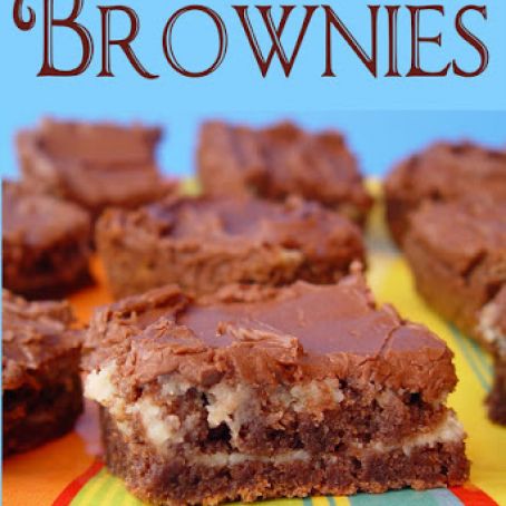 Cream Cheese Brownies with Chocolate Frosting