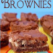 Cream Cheese Brownies with Chocolate Frosting