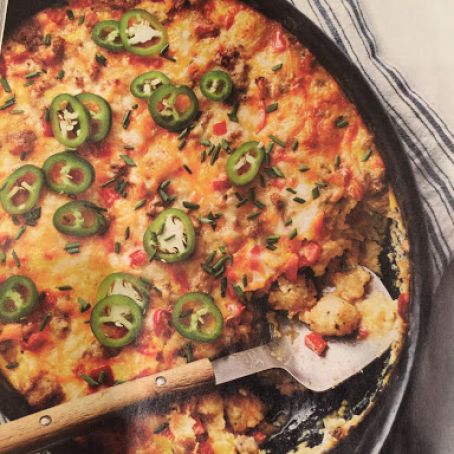 Potato Tot Breakfast Casserole