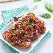 Slow Cooker Balsamic Chicken Caprese