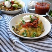 Pork Enchilada Lasagna