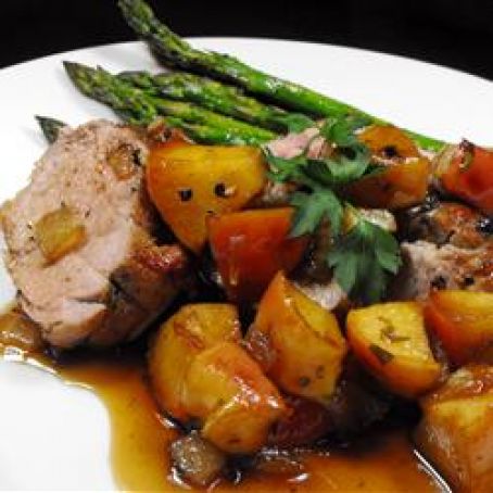 Apple Glazed Pork Tenderloin