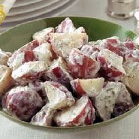 New Potatoes in Creamy Dill Sauce