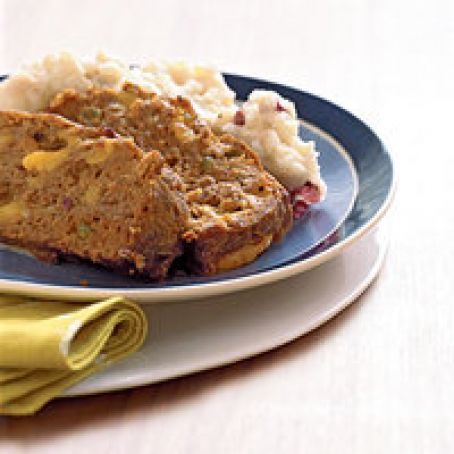 Cheeseburger Meatloaf and Mashed Potatoes