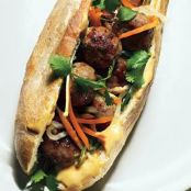 Pork Meatball Banh Mi