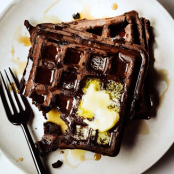 Dark Chocolate Waffles