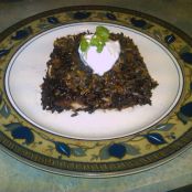 Southwest Midnight Pork and Rice Casserole