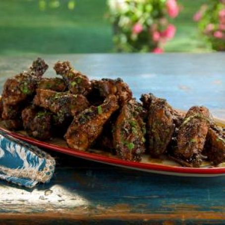 Wings with Honey-Tamarind Dipping Sauce