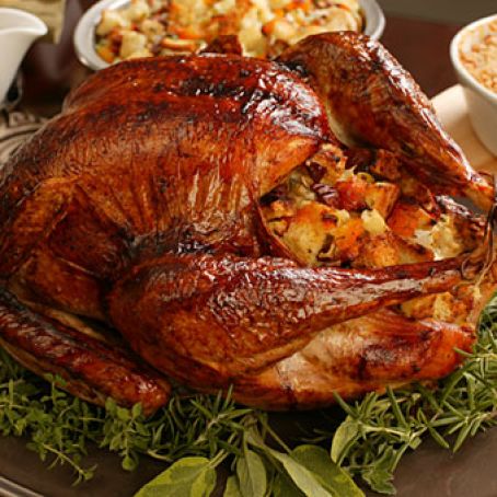 Step-by-Step Classic Roast Turkey with Herbed Stuffing & Old-Fashioned Gravy