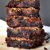 TRIPLE FUDGE Peanut Butter Brownies