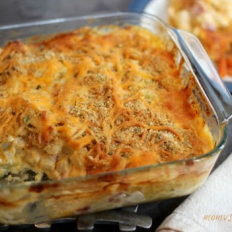 Ham and Cheese Potato Casserole