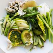 Green Salad with Prosciutto Vinaigrette