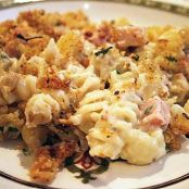 HAM AND CHEESE PASTA BAKE