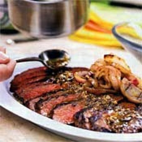 Mojo Marinated & Grilled Flank Steak