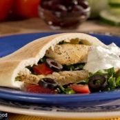 Greek Fish Pitas