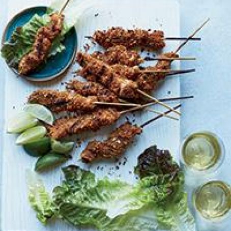 West African Chicken Kebabs